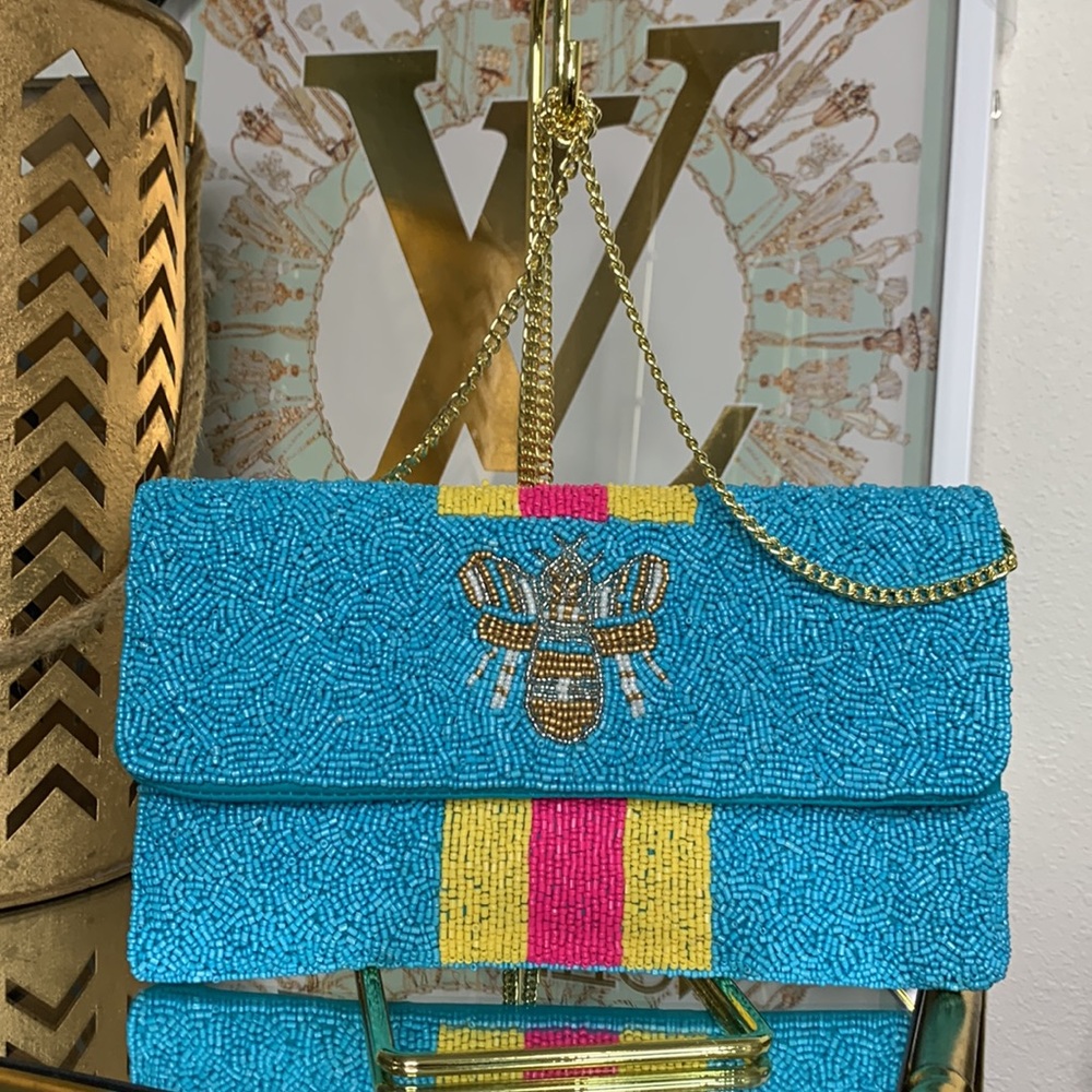 NEW Boutique Beaded Handbag